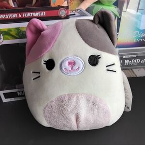 Squishmallows 7.5" Karina the Cat w/ Sparkly Pink Belly. Brand New with Tags.